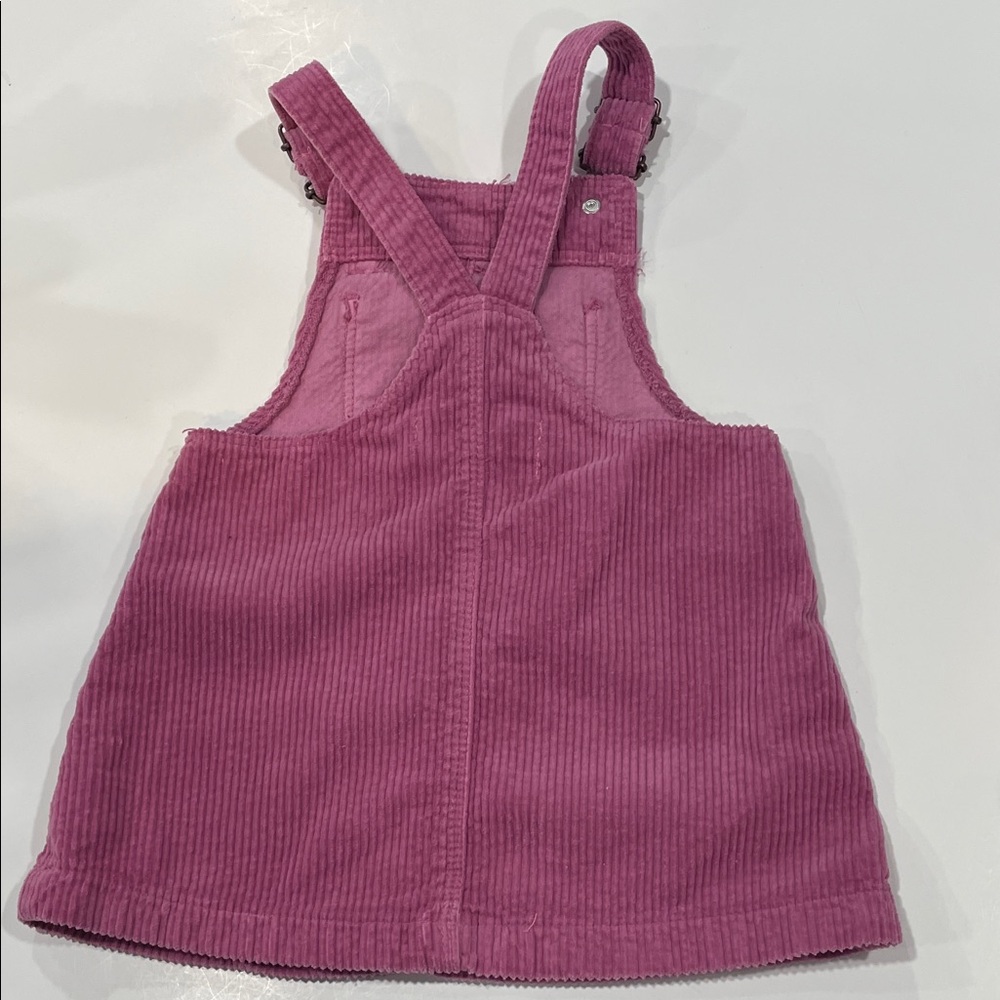 Zara Kids Dress in Vibrant Pink Corduroy - Picture 2 of 4